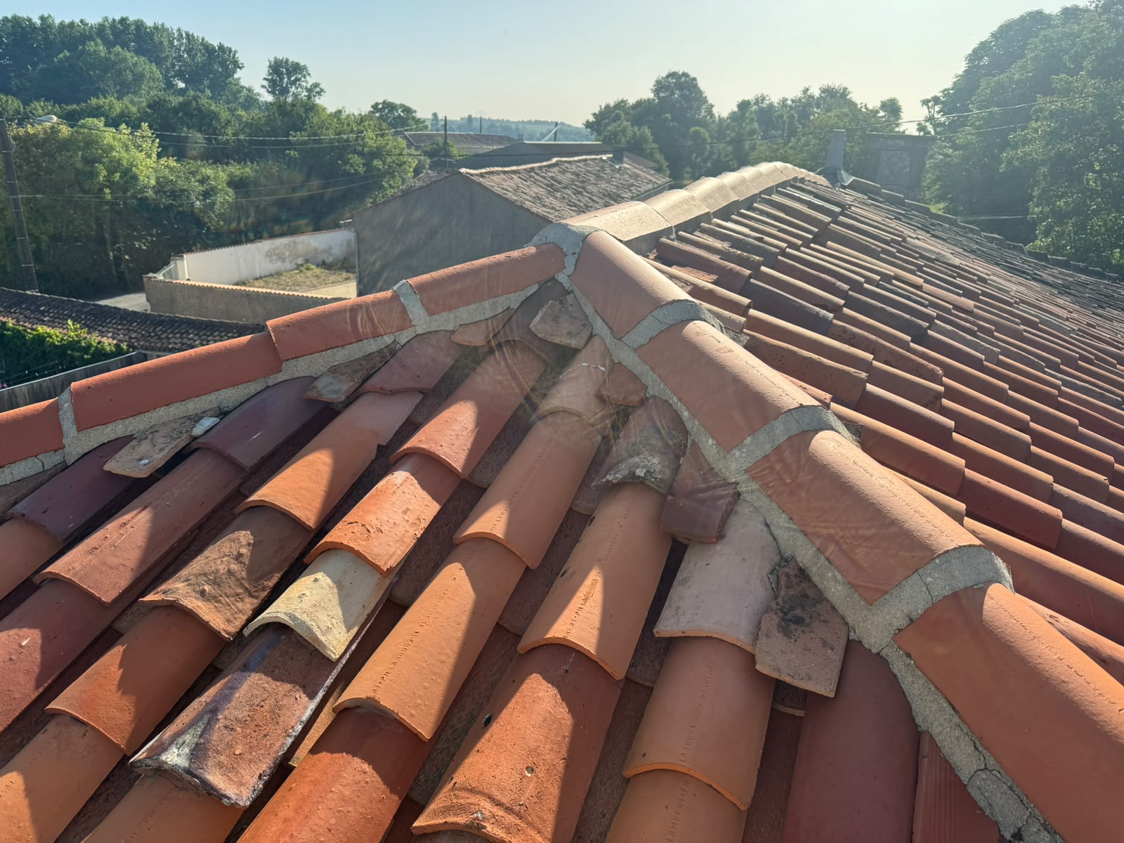 Remplacement de tuiles buxerolles 86180